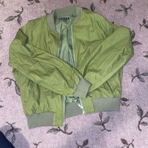 Green Bomber Jacket